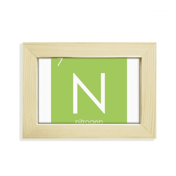 Chestry Elements Period Table Chalcogens Element Nitrogen N Desktop Decorate Photo Frame Picture Art Painting 5x7 inch