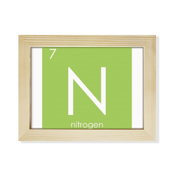 Chestry Elements Period Table Chalcogens Element Nitrogen N Desktop Photo Frame Picture Art Decoration Painting 6x8 inch