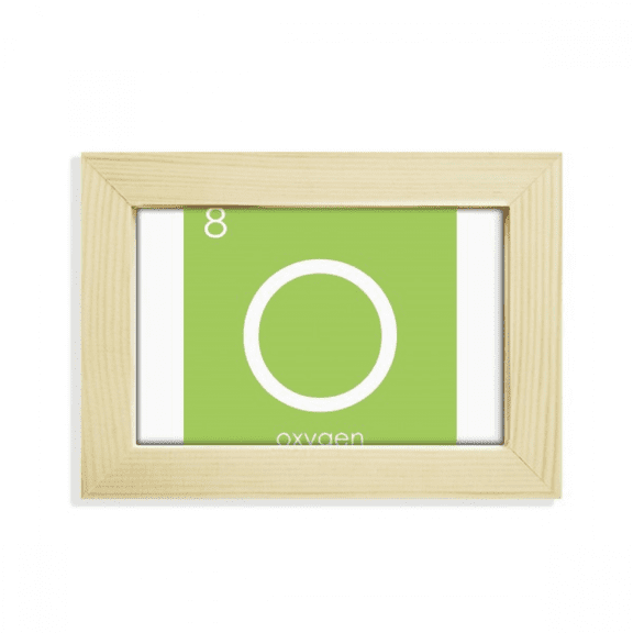 Chestry Elements Period Table Chalcogens Element Oxygen O Desktop Decorate Photo Frame Picture Art Painting 5x7 inch