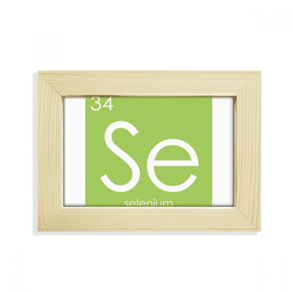 Chestry Elements Period Table Chalcogens Element Selenium Se Desktop Decorate Photo Frame Picture Art Painting 5x7 inch