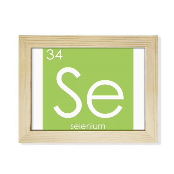 Chestry Elements Period Table Chalcogens Element Selenium Se Desktop Photo Frame Picture Art Decoration Painting 6x8 inch