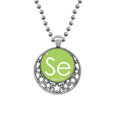 thumbnail image 1 of Chestry Elements Period Table Chalcogens Element Selenium Se Necklaces Pendant Retro Moon Stars Jewelry, 1 of 4
