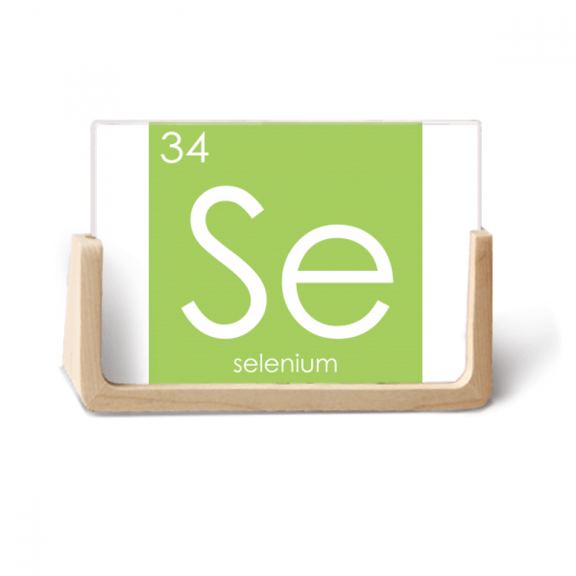 Chestry Elements Period Table Chalcogens Element Selenium Se Photo Wooden Photo Frame Tabletop Display