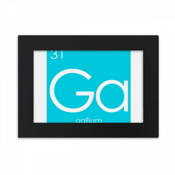 Chestry Elements Period Table Poor Metals Gallium Ga Desktop Photo Frame Ornaments Picture Art Painting