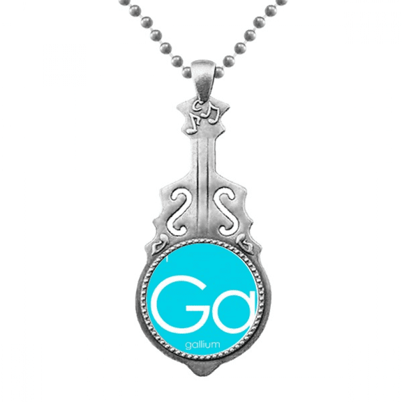 Chestry Elements Period Table Poor Metals Gallium Ga Pendant Jewelry Music Guitar Torque Hangtag