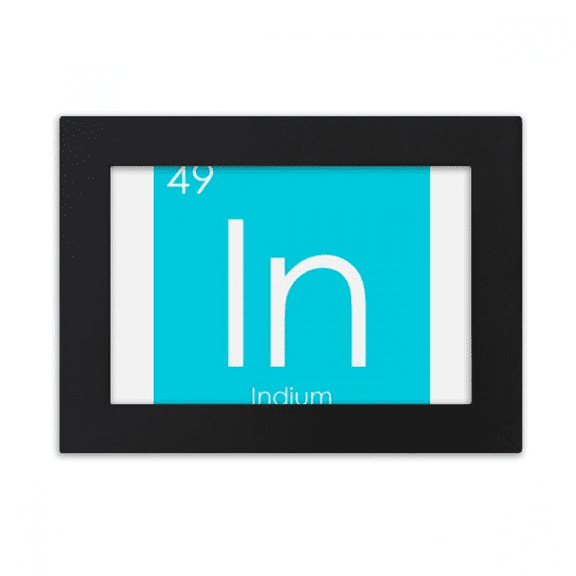 Chestry Elements Period Table Poor Metals Indium In Desktop Photo Frame Ornaments Picture Art Painting