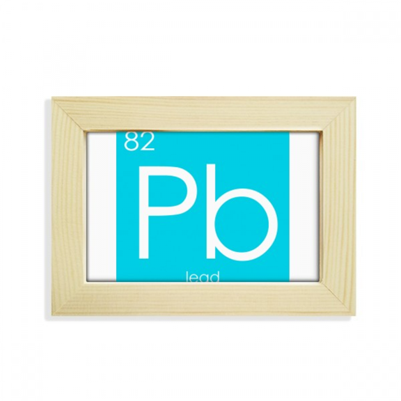 Chestry Elements Period Table Poor Metals Lead Pb Desktop Decorate Photo Frame Picture Art Painting 5x7 inch