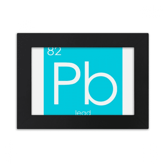 Chestry Elements Period Table Poor Metals Lead Pb Desktop Photo Frame Ornaments Picture Art Painting