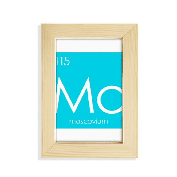 Chestry Elements Period Table Poor Metals Mc Desktop Display Photo Frame Picture Art Painting 5x7 inch