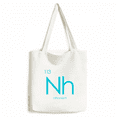 thumbnail image 1 of Chestry Elements Period Table Poor Metals Nihonium Nh Tote Canvas Bag Shopping Satchel Casual Handbag, 1 of 3