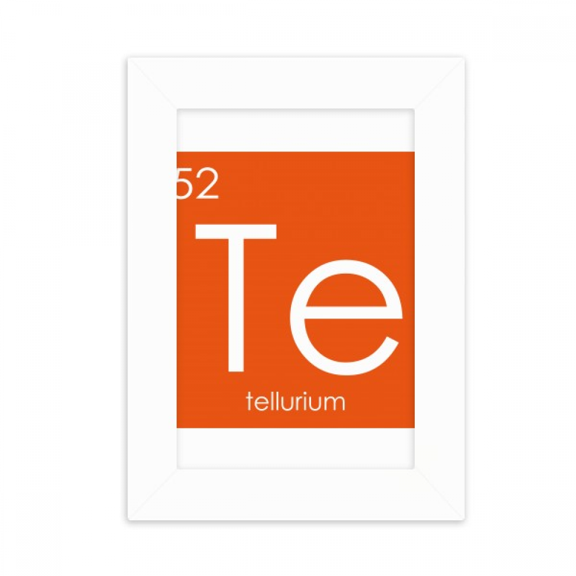 Chestry Elements Period Table Semetal Tellurium Te Desktop Photo Frame Picture Display Decoration Art Painting