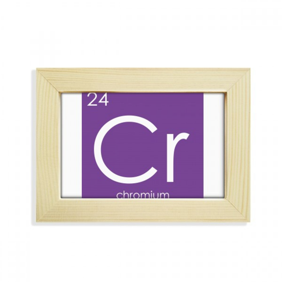 Chestry Elements Period Table Transition Metals Chroum Cr Desktop Decorate Photo Frame Picture Art Painting 5x7 inch