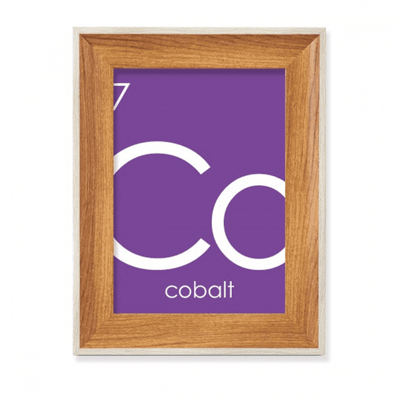 Chestry Elements Period Table Transition Metals Cobalt Co Desktop Wooden Photo Frame Display Picture Art Painting Multiple Sets