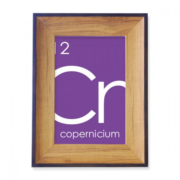 Chestry Elements Period Table Transition Metals Copernicium Cn Photo Frame Exhibition Display Art Desktop Painting