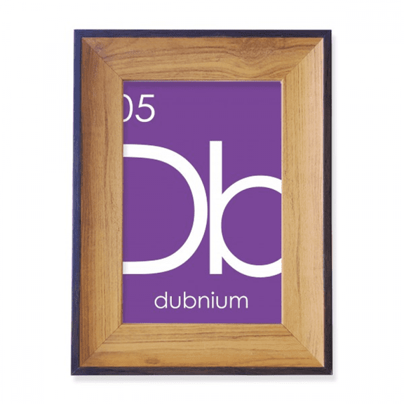 Chestry Elements Period Table Transition Metals Dubnium Db Photo Frame Exhibition Display Art Desktop Painting
