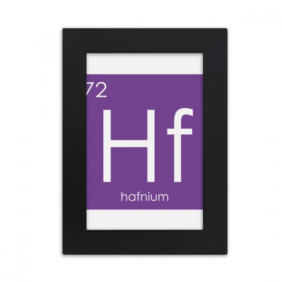 Chestry Elements Period Table Transition Metals Hafnium Hf Desktop Photo Frame Picture Display Art Painting Exhibit