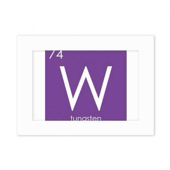 Chestry Elements Period Table Transition Metals Meitnerium Mt Photo Mount Frame Picture Art Painting Desktop 5x7 inch