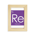 thumbnail image 1 of Chestry Elements Period Table Transition Metals Rhenium Re Desktop Display Photo Frame Picture Art Painting 5x7 inch, 1 of 4