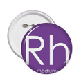 thumbnail image 1 of Chestry Elements Period Table Transition Metals Rhodium Rh Pins Badge Button Emblem Accessory Decoration 5pcs, 1 of 2