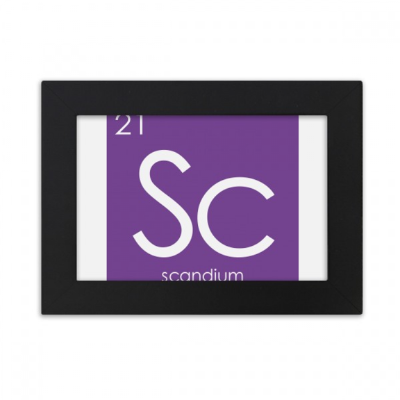 Chestry Elements Period Table Transition Metals Scandium Sc Desktop Photo Frame Ornaments Picture Art Painting