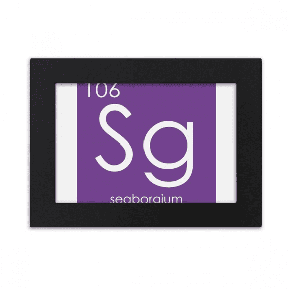 Chestry Elements Period Table Transition Metals Seaborgium Sg Desktop Photo Frame Ornaments Picture Art Painting