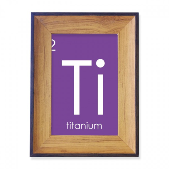 Chestry Elements Period Table Transition Metals Ti Photo Frame Exhibition Display Art Desktop Painting