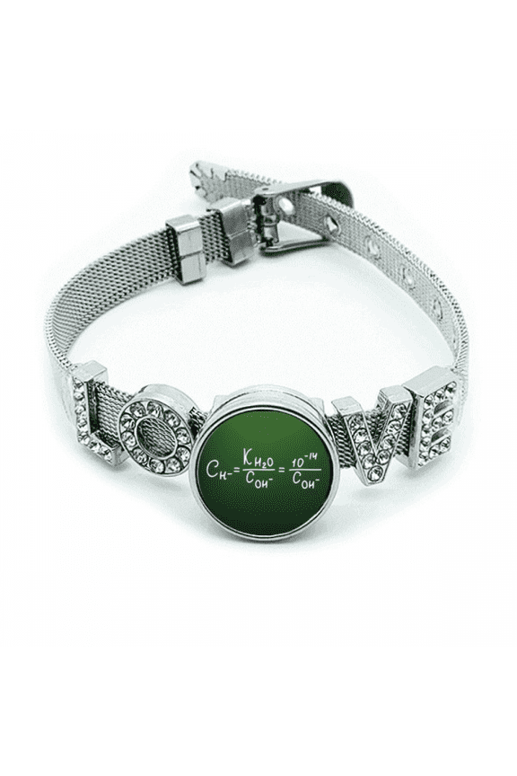 Chestry Kowledge Ion Product Bracelet Wristband Crystal Love Adjustable Bangle