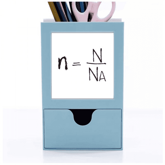 Chestry Kowledge Substance Formula Desk Supplies Organizer Pen Holder Card