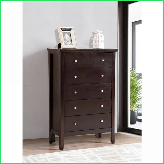 Chests | Primo Contemporary Fully Assembled Storage Chest, Espresso | Espresso | Particle Board
