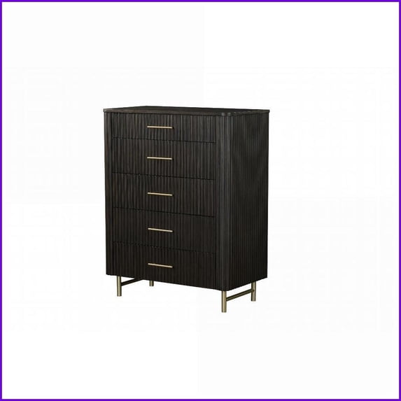 Chests & Wardrobes | Clayten Espresso Chest | Espresso | Synthetic Wood