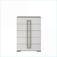 thumbnail image 1 of Chests & Wardrobes, Olivia Contemporary 5-Drawer Wood Chest, White | White | Wood, 1 of 5