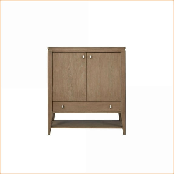 Chests & Wardrobes, Transitional Door Chest with Soft-Close Hinges | Toffee | Solid Wood+MDF | Beige