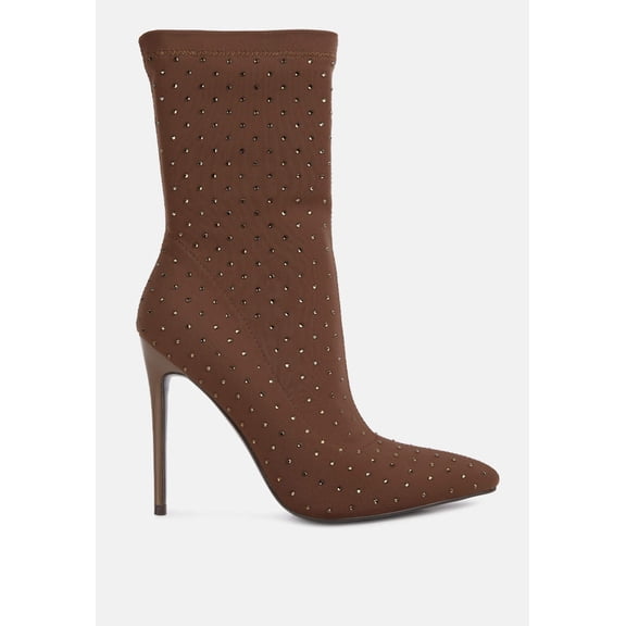 Cheugy Embellished Ankle Boots