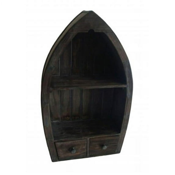 Cheung's FP-3644 Wood Free Standing Canoe Cabinet