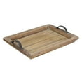 thumbnail image 1 of Cheung's Home Decorative Wood Tray with Metal Handles, 1 of 6