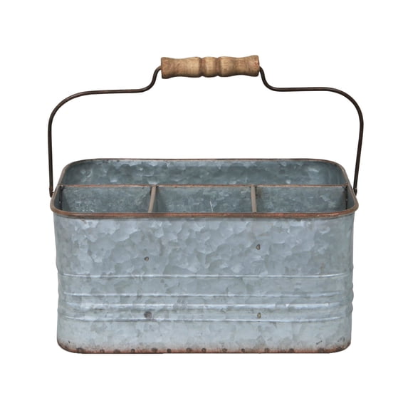 Cheungs Home Collection 4 Compartment Metal Caddy