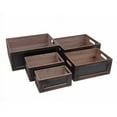 thumbnail image 1 of Cheungs 5 Piece Wooden Crates Set, 1 of 6