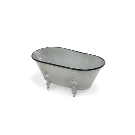 Cheungs 5129L-GR Gray Decorative Metal Bathtub
