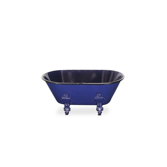 Cheungs Gray Metal Large Decorative Bathtub Blue