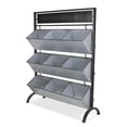 thumbnail image 1 of Clarice 9 Slot Metal Display Stand & Chalkboard, 1 of 6