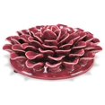 thumbnail image 1 of Cheung's Home Indoor Decorative Ceramic Flower Burst Decor Piece - Large, Red, 1 of 2