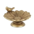 thumbnail image 1 of Cheungs 5497GD Golden Metal Flower Table Decor with Bird Accent, 1 of 4