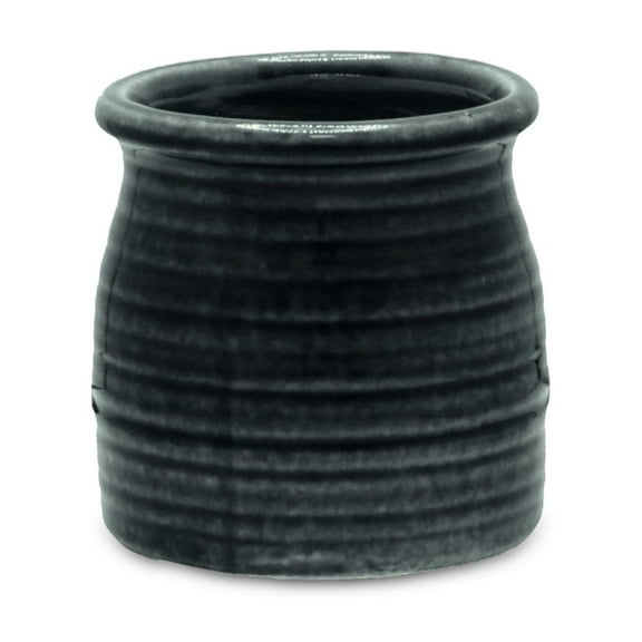 Cheungs Kifon Curved Ceramic Ceramic Pot - Dark Gray Small