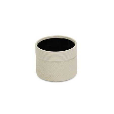 Cheungs 5742M Osanna Off-white Patterned Ceramic Pot - Medium