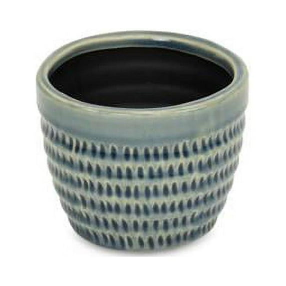 Cheungs 5745S Idola Tapered Blue Ceramic Pot - Small
