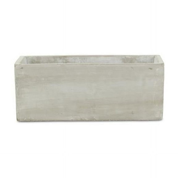 Cheungs 5790 8.75 x 4.25 x 4 in. Urbanstone Rectangular Cement Planter