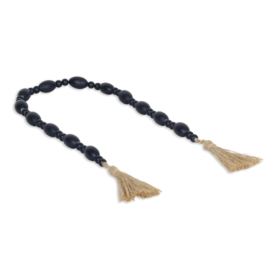 Cheungs 5906 Akaida Dark Blue Mixed Wooden Bead Tassel Decor