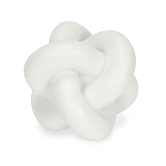Minyoro White Resin Chain Knot Sculpture