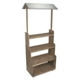 thumbnail image 1 of Cheungs 5973 Adeline 4 Tier Display Stand with Galvanized Roof, 1 of 1