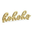 thumbnail image 1 of Clara hohoho Gold Cast Iron Table Sign, 1 of 6